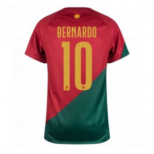 Echipament fotbal Portugalia Bernardo Silva #10 Tricou Acasa Mondial 2022 maneca scurta